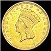 Image 1 : 1861 Rare Gold Dollar UNCIRCULATED
