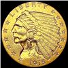 Image 1 : 1915 $2.50 Gold Quarter Eagle CLOSELY UNCIRCULATED