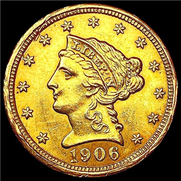 1906 $2.50 Gold Quarter Eagle UNCIRCULATED
