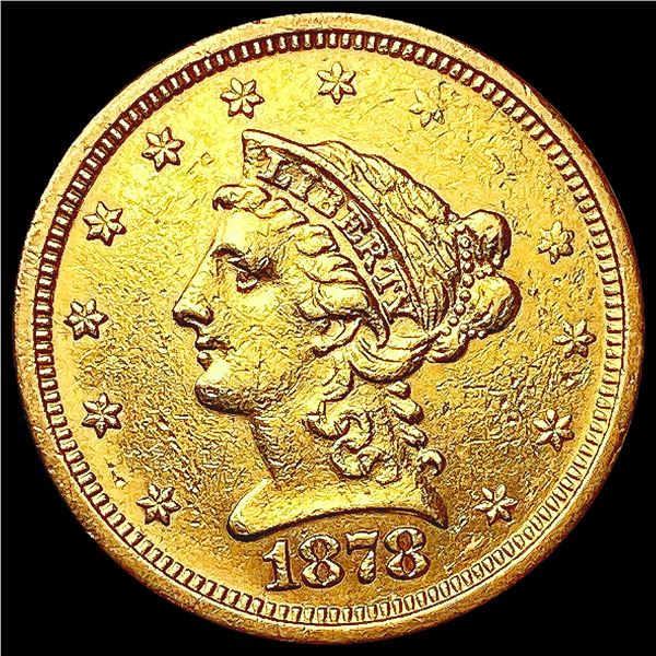 1878-S $2.50 Gold Quarter Eagle UNCIRCULATED