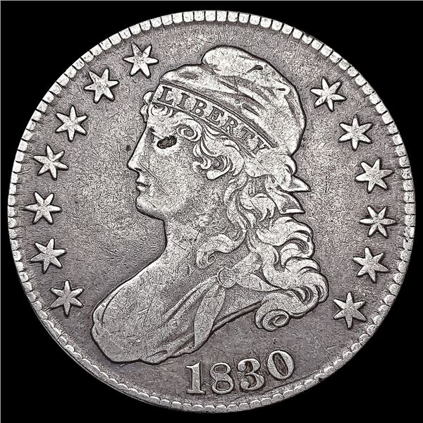 1830 Capped Bust Half Dollar NICELY CIRCULATED