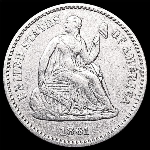 1861 Seated Liberty Half Dime UNCIRCULATED