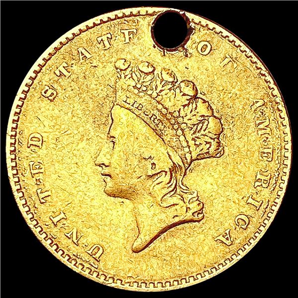 1854 Rare Gold Dollar HIGH GRADE