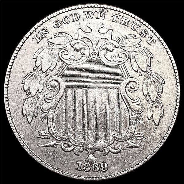 1869 Shield Nickel UNCIRCULATED