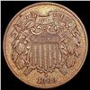 Image 1 : 1869 Two Cent Piece LIGHTLY CIRCULATED
