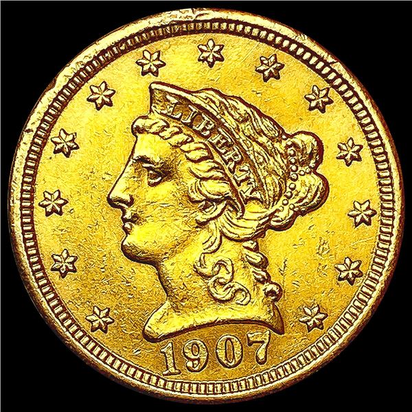 1907 $2.50 Gold Quarter Eagle UNCIRCULATED