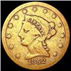 Image 1 : 1852 $2.50 Gold Quarter Eagle NICELY CIRCULATED