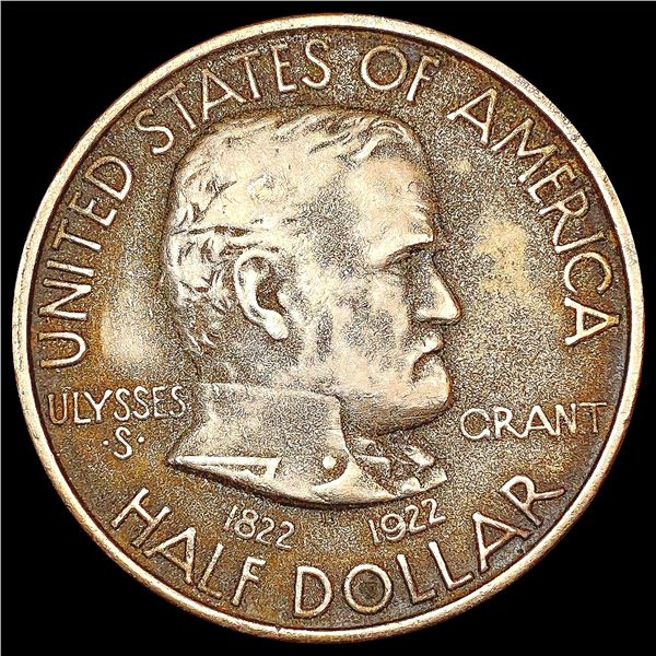 1922 Grant Half Dollar LIGHTLY CIRCULATED