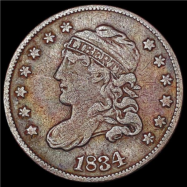 1834 Capped Bust Half Dime LIGHTLY CIRCULATED