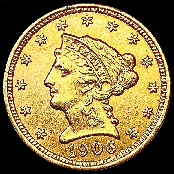 1906 $2.50 Gold Quarter Eagle UNCIRCULATED