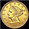 Image 1 : 1906 $2.50 Gold Quarter Eagle UNCIRCULATED