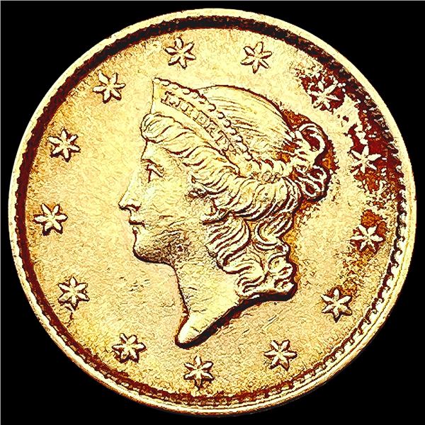 1853 Rare Gold Dollar CLOSELY UNCIRCULATED