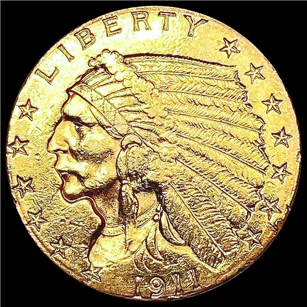 1911 $2.50 Gold Quarter Eagle CLOSELY UNCIRCULATED