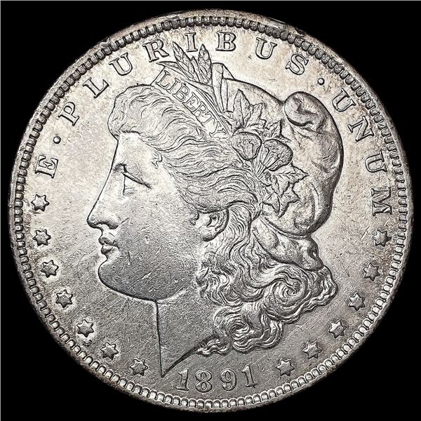 1891-CC Morgan Silver Dollar CLOSELY UNCIRCULATED