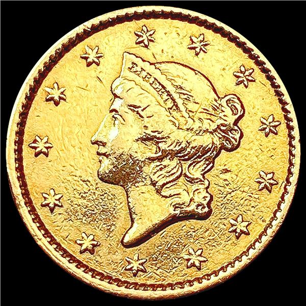 1853 Rare Gold Dollar CLOSELY UNCIRCULATED