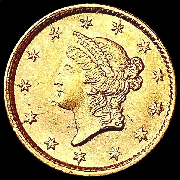 1854 Rare Gold Dollar UNCIRCULATED
