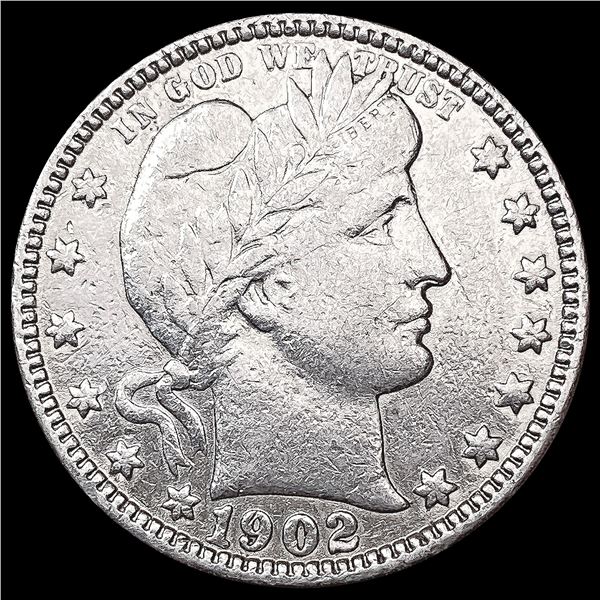 1902-O Barber Quarter CLOSELY UNCIRCULATED