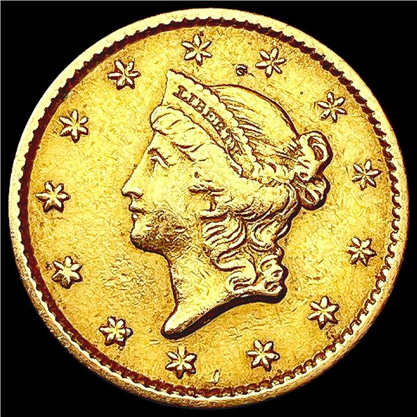 1851 Rare Gold Dollar CLOSELY UNCIRCULATED