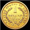 Image 2 : 1851 Rare Gold Dollar CLOSELY UNCIRCULATED