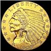 Image 1 : 1908 $2.50 Gold Quarter Eagle CLOSELY UNCIRCULATED