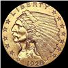 Image 1 : 1928 $2.50 Gold Quarter Eagle UNCIRCULATED