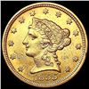 Image 1 : 1855 $2.50 Gold Quarter Eagle UNCIRCULATED