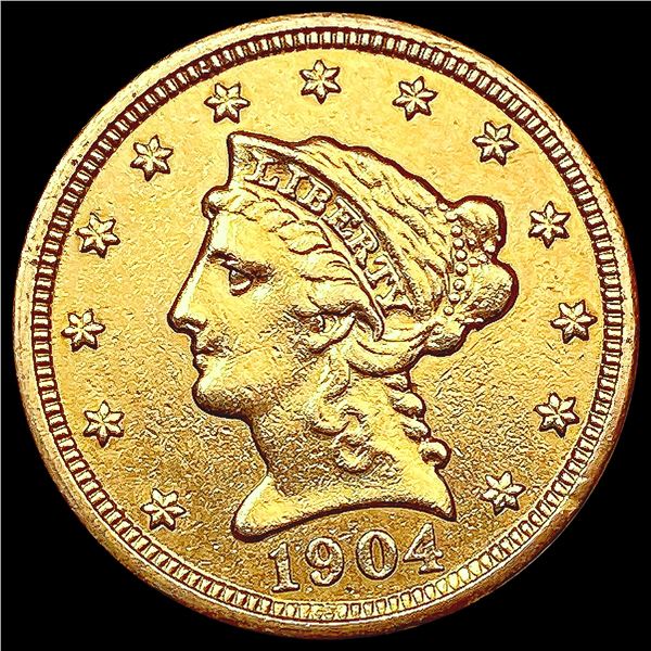 1904 $2.50 Gold Quarter Eagle UNCIRCULATED