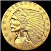 Image 1 : 1911 $2.50 Gold Quarter Eagle UNCIRCULATED