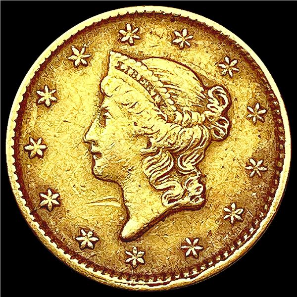 1851 Rare Gold Dollar LIGHTLY CIRCULATED