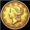 Image 1 : 1851 Rare Gold Dollar LIGHTLY CIRCULATED