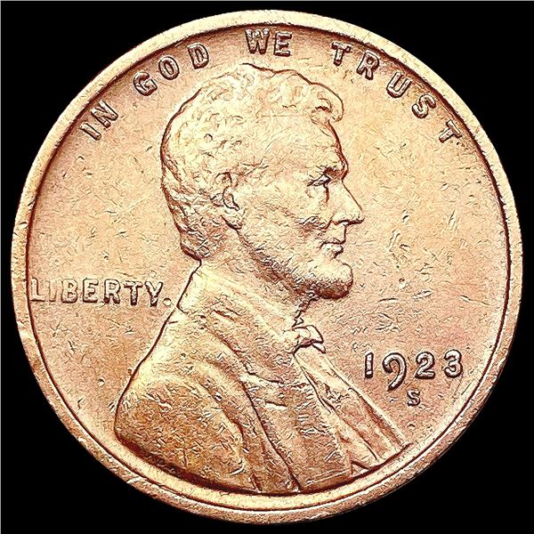 1923-S RED Wheat Cent CHOICE BU