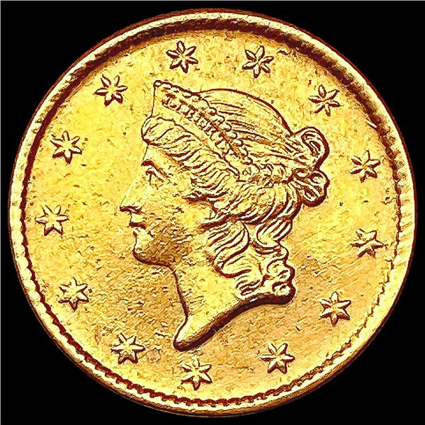 1853 Rare Gold Dollar UNCIRCULATED