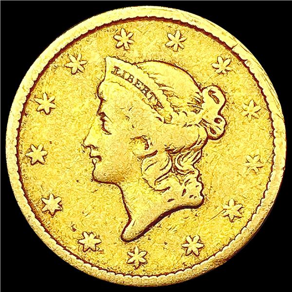 1851 Rare Gold Dollar LIGHTLY CIRCULATED
