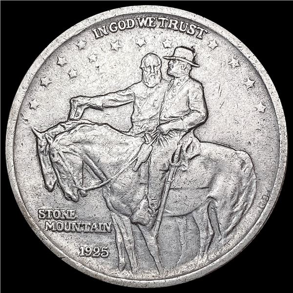 1925 Stone Mountain Half Dollar NEARLY UNCIRCULATE