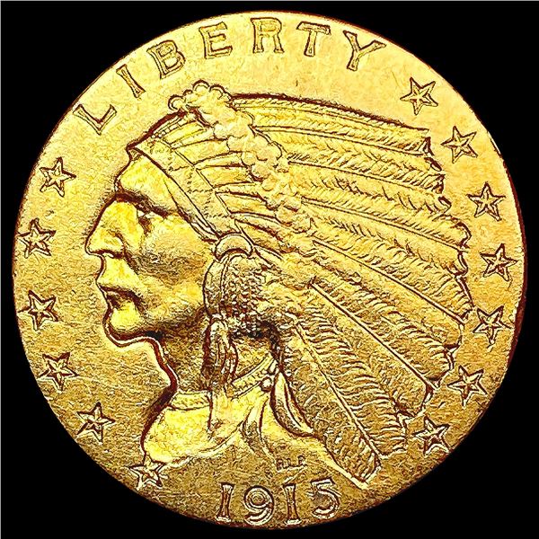 1915 $2.50 Gold Quarter Eagle UNCIRCULATED