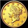 Image 1 : 1853 Rare Gold Dollar ABOUT UNCIRCULATED
