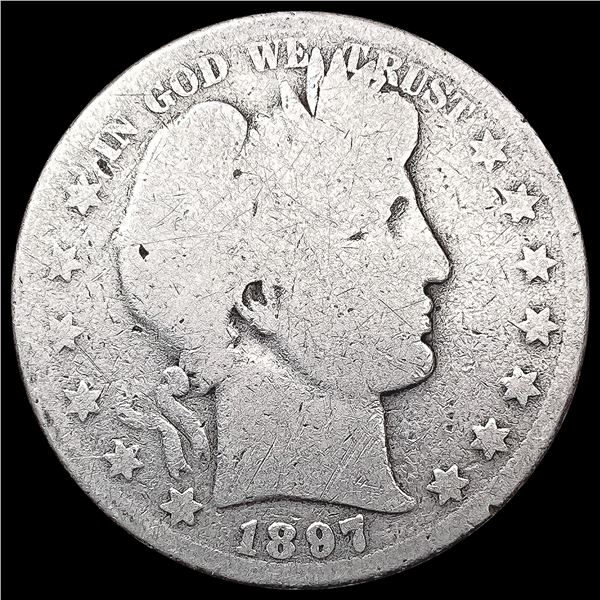 1897-O Barber Half Dollar NICELY CIRCULATED