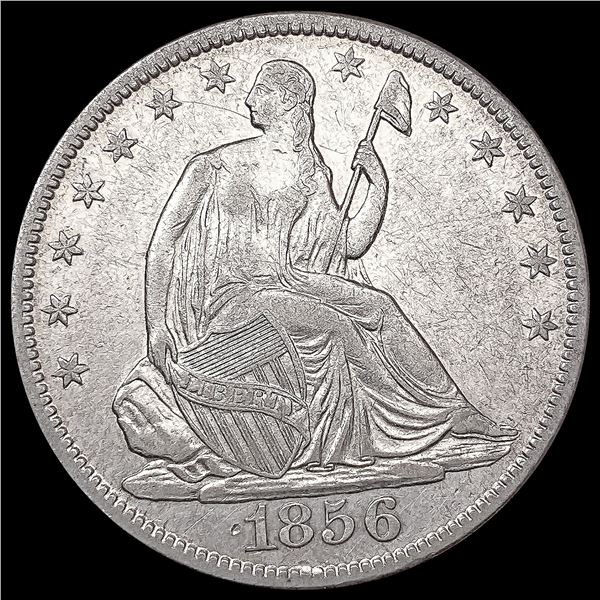 1856-O Seated Liberty Half Dollar NEARLY UNCIRCULA
