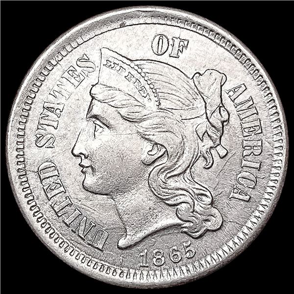 1865 Nickel Three Cent UNCIRCULATED