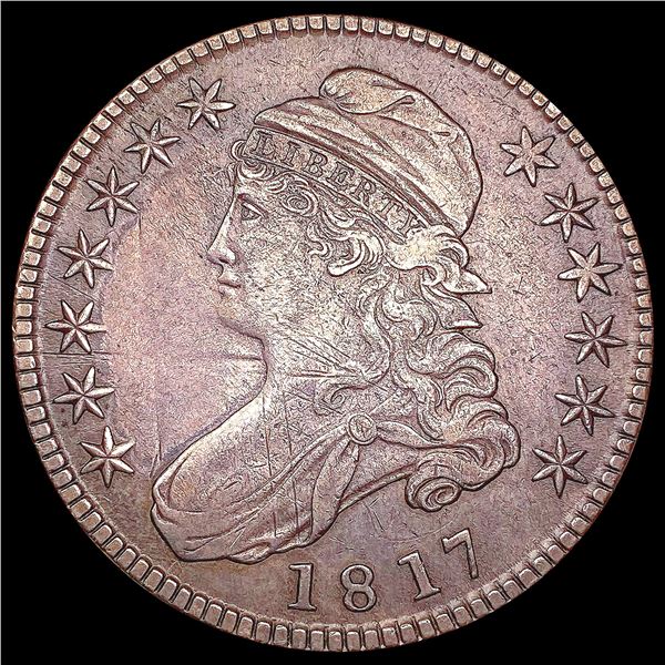 1817 Capped Bust Half Dollar CLOSELY UNCIRCULATED