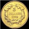 Image 2 : 1878 $3 Gold Piece LIGHTLY CIRCULATED