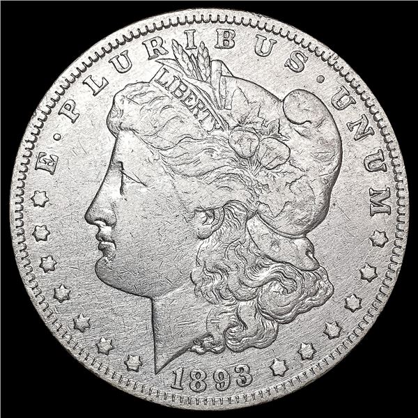 1893 Morgan Silver Dollar NEARLY UNCIRCULATED