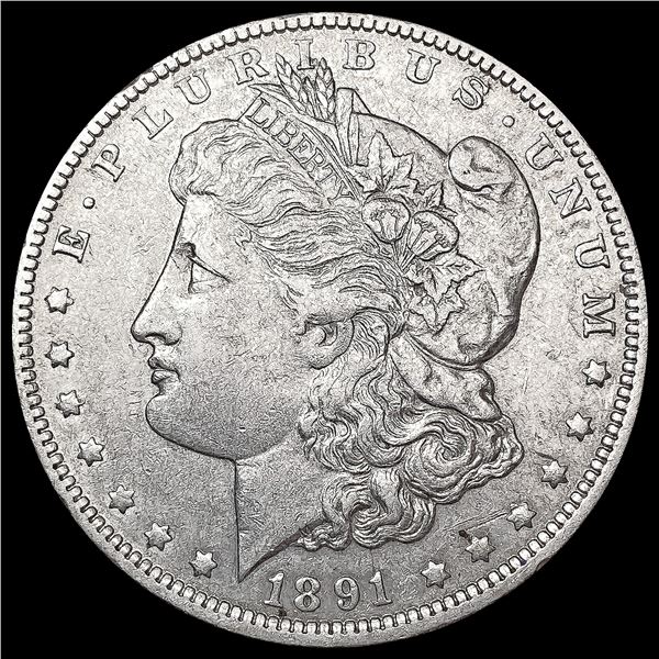1891-O Morgan Silver Dollar NEARLY UNCIRCULATED