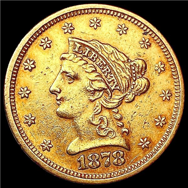 1878-S $2.50 Gold Quarter Eagle UNCIRCULATED