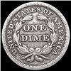 Image 2 : 1850 Seated Liberty Dime NICELY CIRCULATED