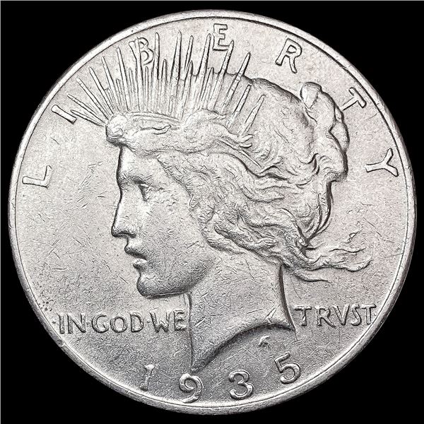 1935-S Silver Peace Dollar CLOSELY UNCIRCULATED