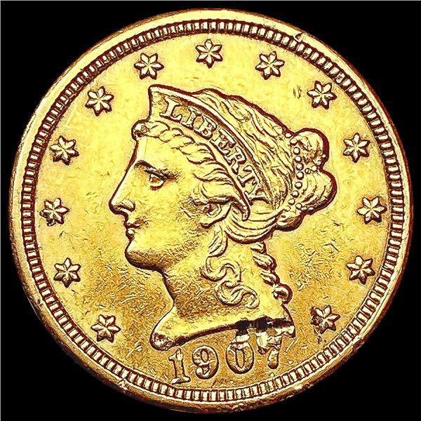 1907 $2.50 Gold Quarter Eagle UNCIRCULATED