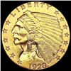Image 1 : 1928 $2.50 Gold Quarter Eagle UNCIRCULATED