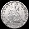 Image 1 : 1877-CC Seated Liberty Quarter CLOSELY UNCIRCULATE