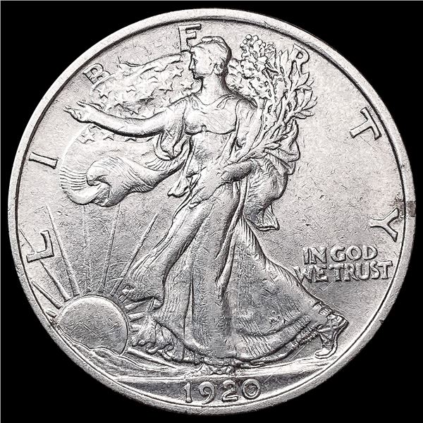 1920 Walking Liberty Half Dollar CLOSELY UNCIRCULA